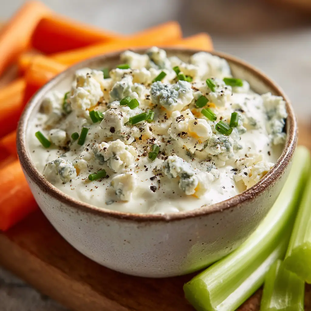 Thick and Creamy Homemade Blue Cheese Dressing