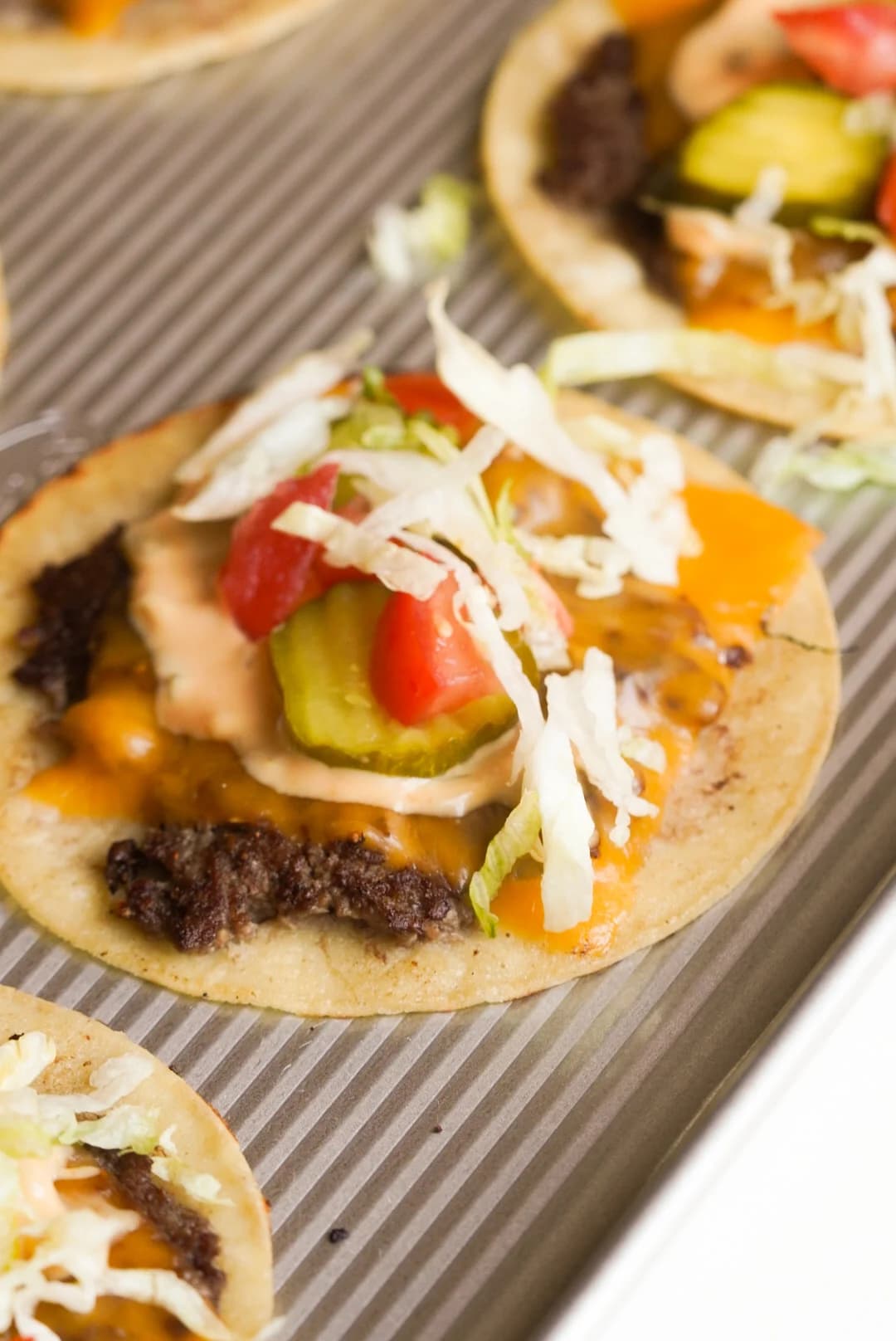 Big Mac Smash Burger Tacos with Special Sauce