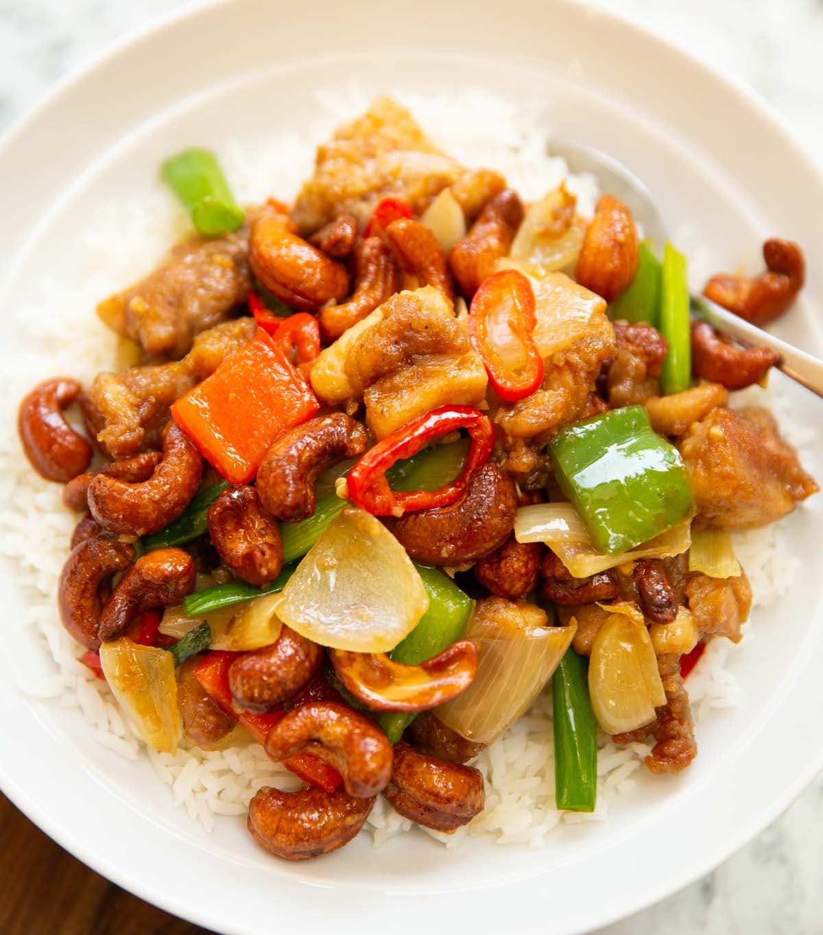 Thai Cashew Chicken With Glossy Oyster Sauce